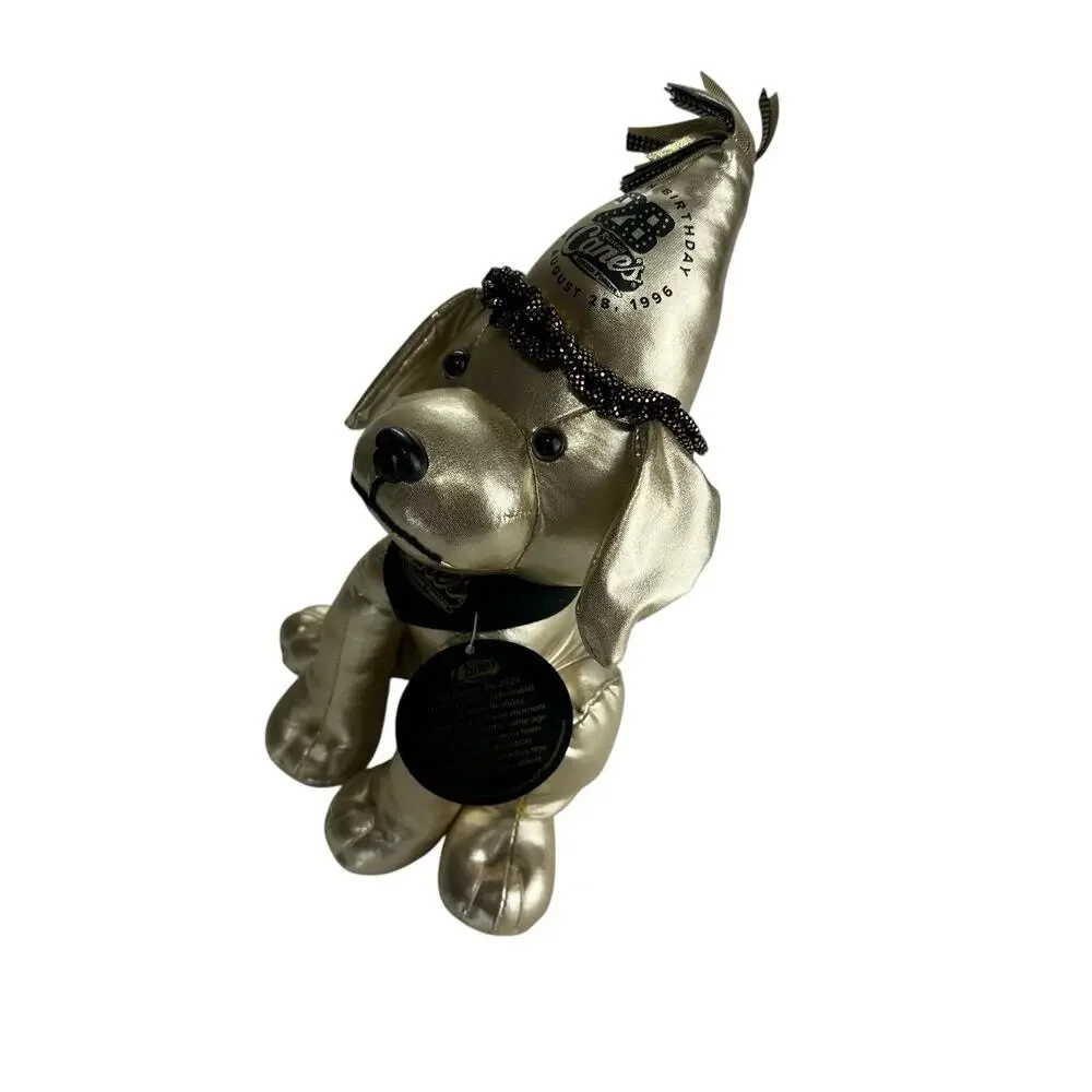 Raising Canes Limited Edition 28th Golden Birthday Plush With Tag